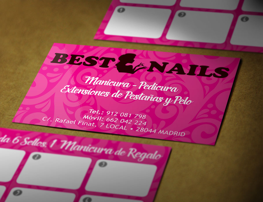 BEST NAILS Tarjeta