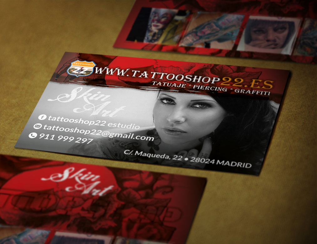 TATTOOSHOP22 Tarjeta